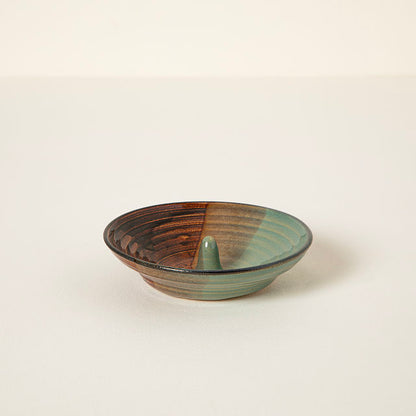 Handmade Stoneware Omelet Dish - gallery image 2