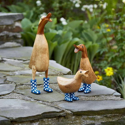 Spotted Boots Wooden Duck - gallery image 1