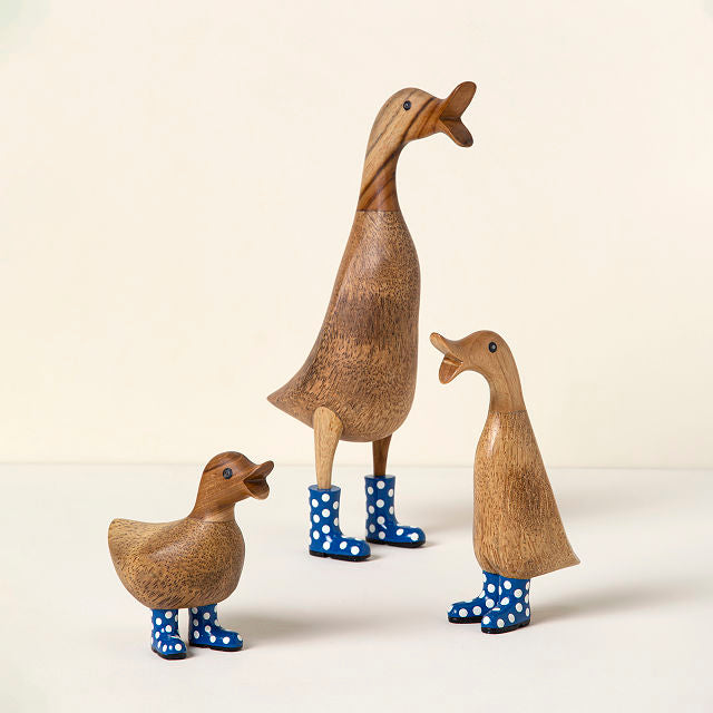 Spotted Boots Wooden Duck - gallery image 2