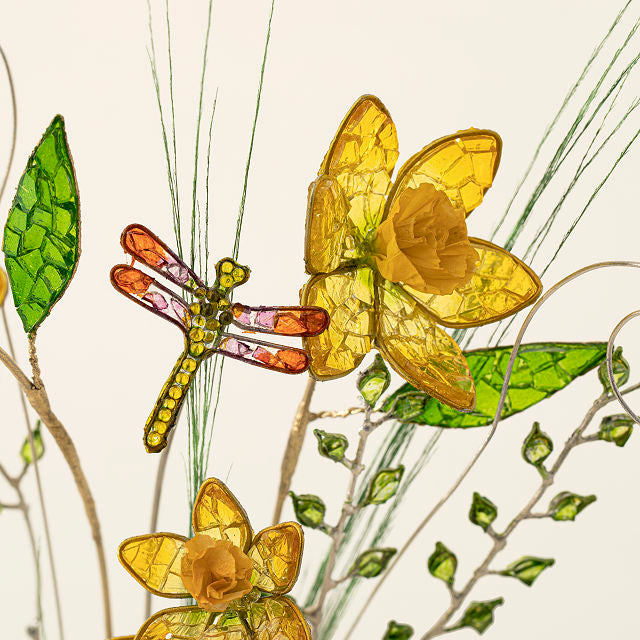 Birth Month Glass Wildflower Bouquet - gallery image 2