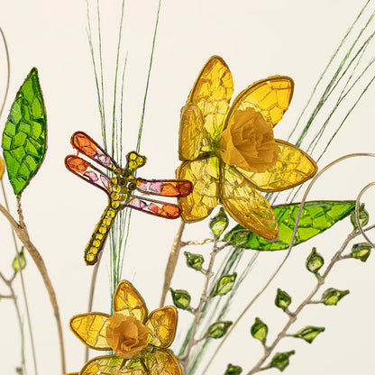 Birth Month Glass Wildflower Bouquet - gallery image 2