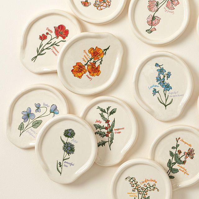 Birth Month Flower Spoon Rest - gallery image 1