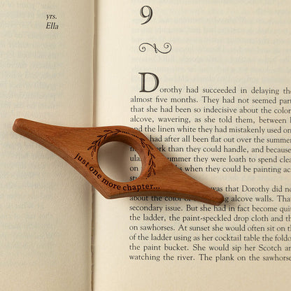 Cherry Wood One Handed Book Buddy - gallery image 2