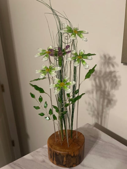 Birth Month Glass Wildflower Bouquet - gallery image 7