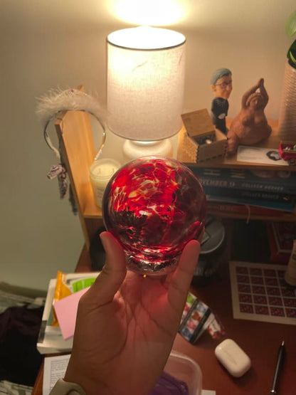 Birth Month Glass Wishing Ball - gallery image 6