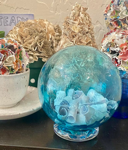 Birth Month Glass Wishing Ball - gallery image 5
